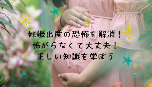 妊娠出産の恐怖を解消！【子供は欲しいけど、怖くて迷っている方におすすめ】